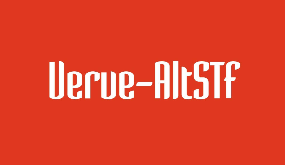 verve-regularaltstf font big