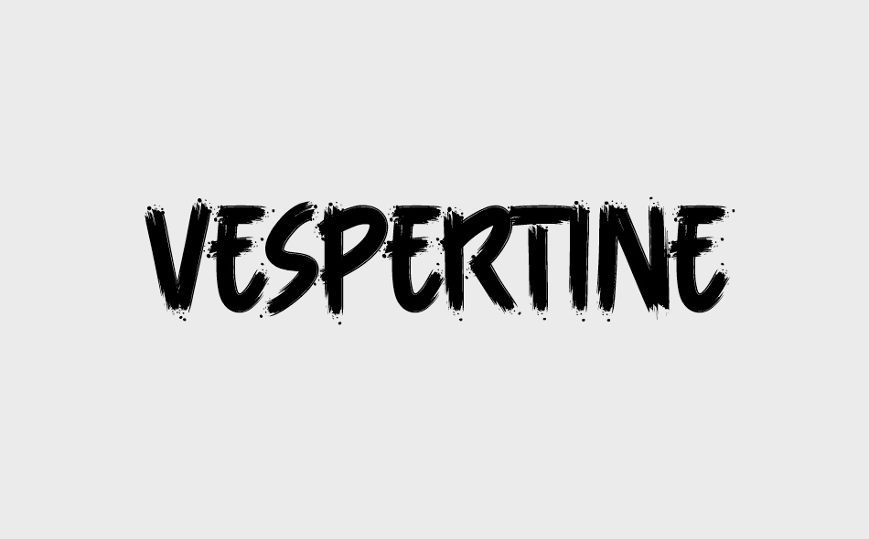 Vespertine font big