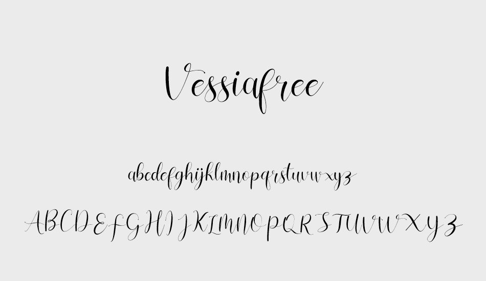 vessiafree font