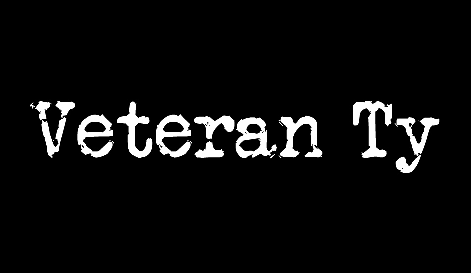 veteran-typewriter font big