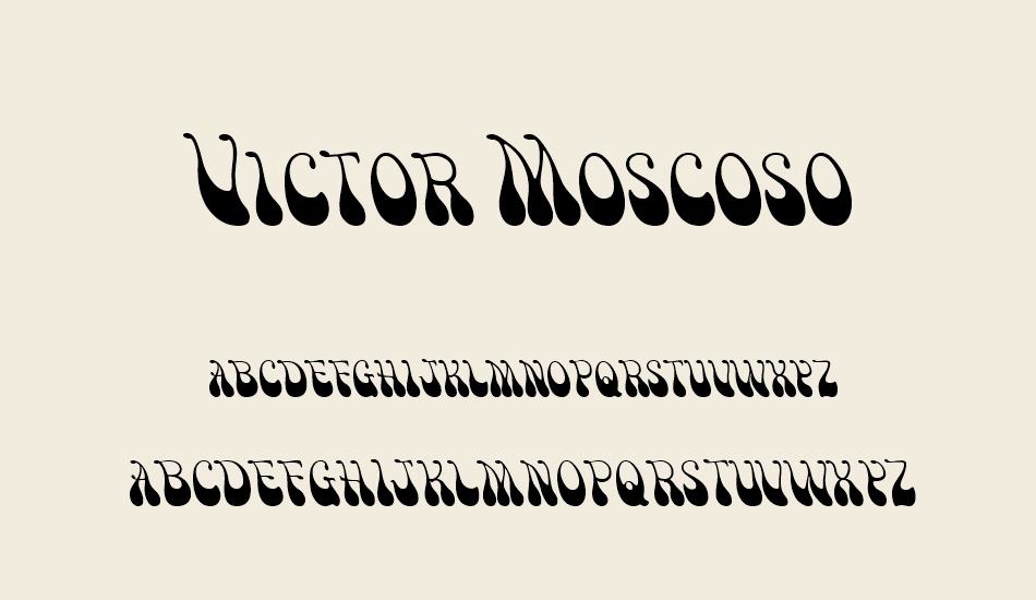 victor-moscoso font