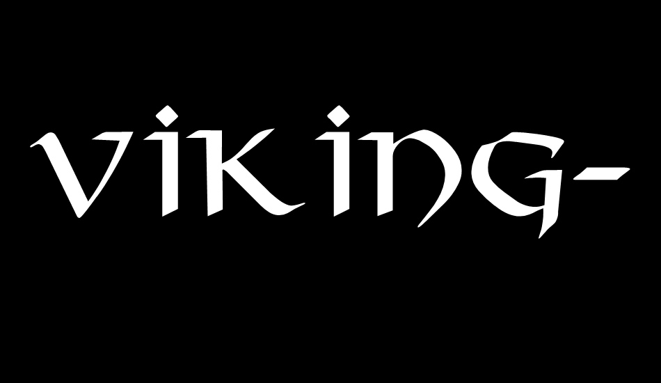 viking-normal font big