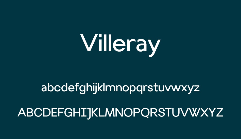 villeray font