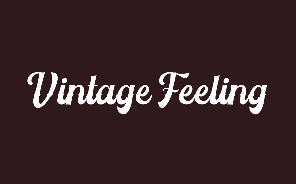 Vintage Feeling font big