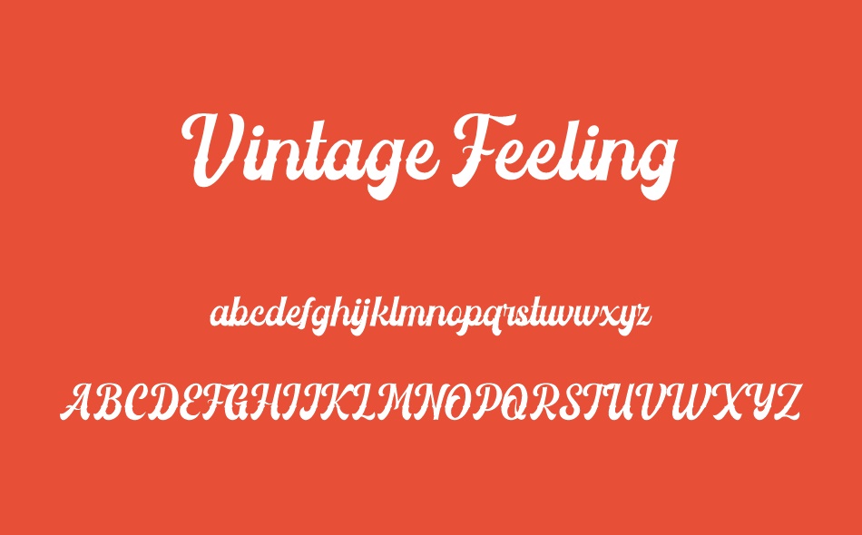 Vintage Feeling font