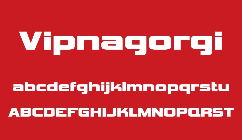 vipnagorgialla font