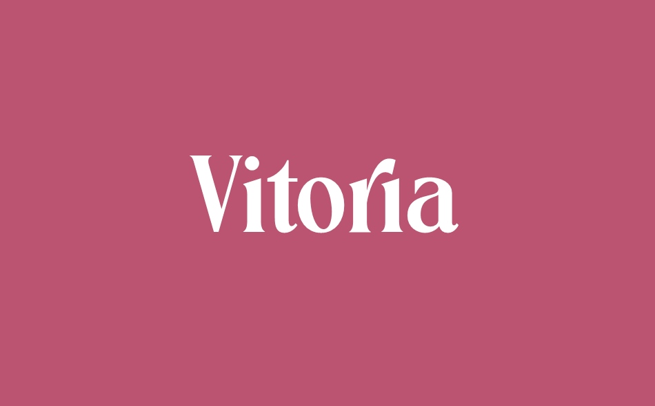 Vitoria font big