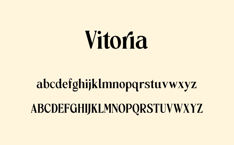 Vitoria font
