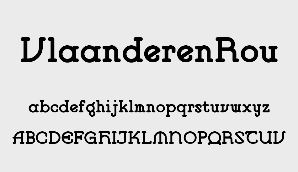 vlaanderenround font