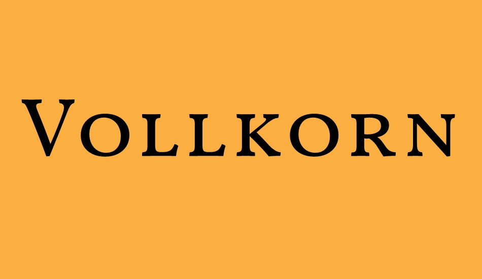 vollkorn-sc font big