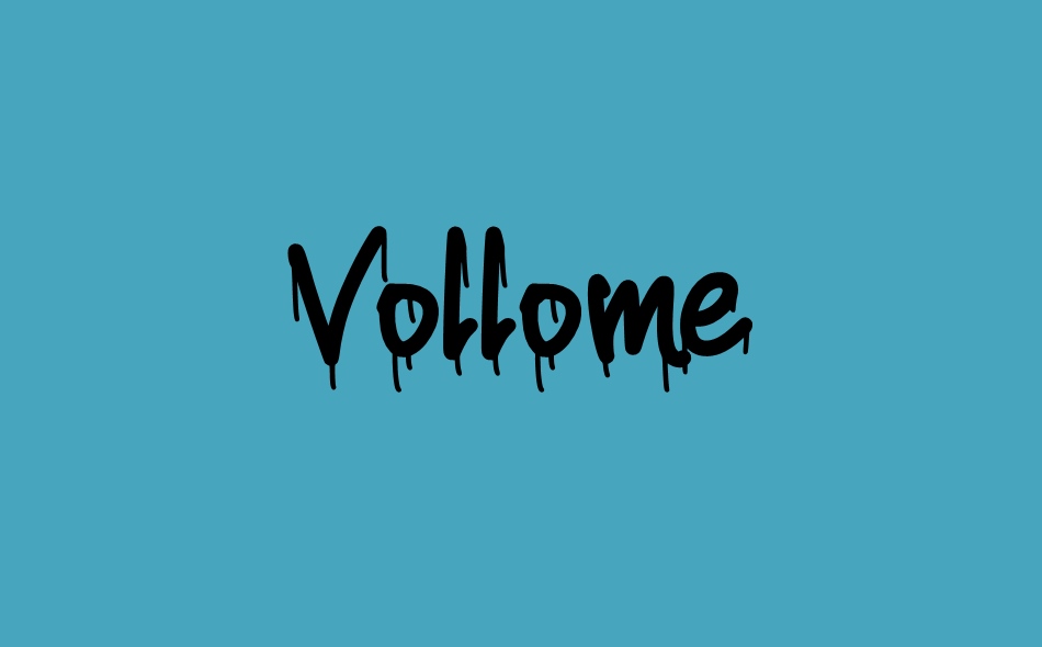 Vollome font big