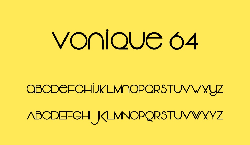 vonique-64 font