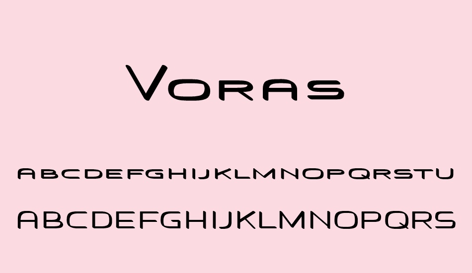 voras font