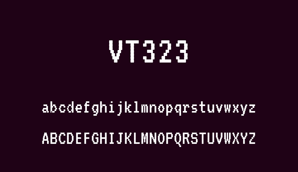 vt323 font