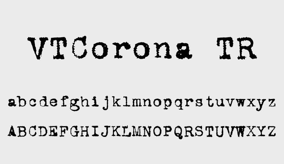 vtcorona-tr font