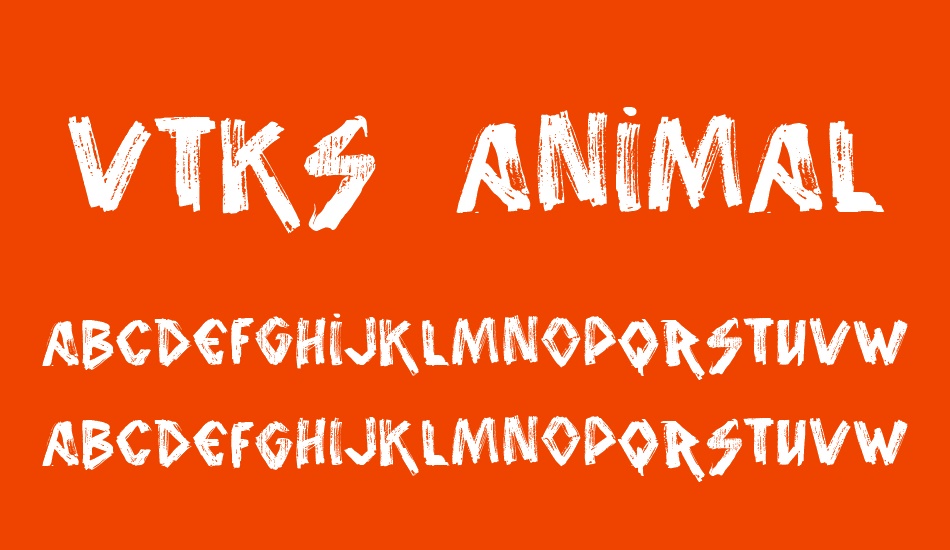 vtks-animal-2 font