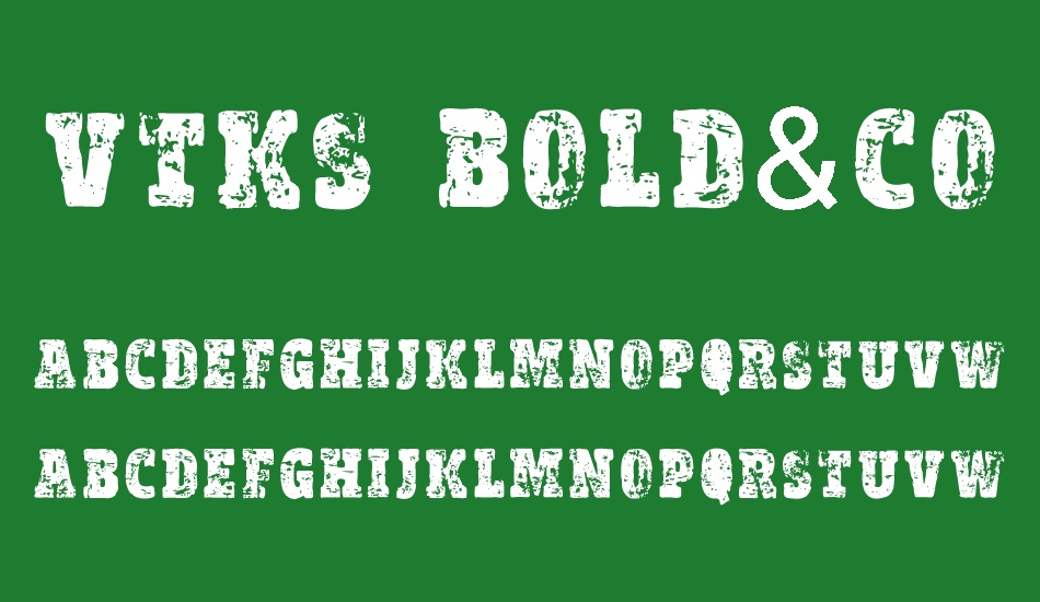 vtks-bold&cool font