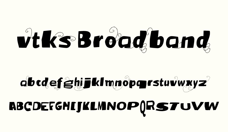 vtks-broadband font