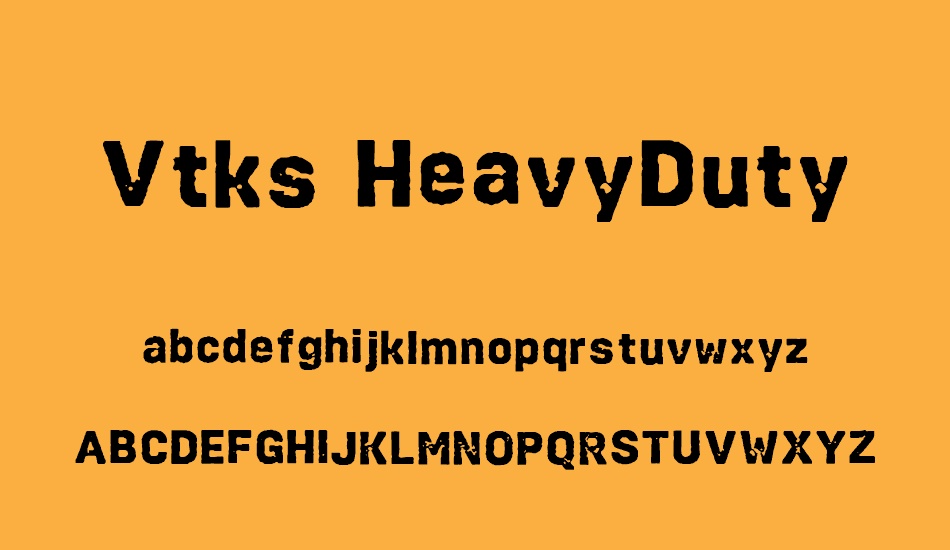 vtks-heavyduty font