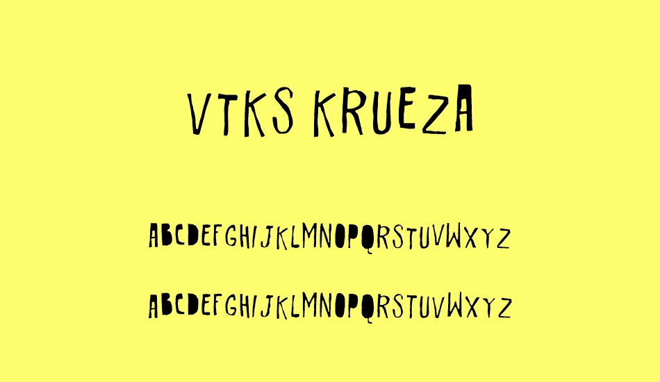 vtks-krueza font