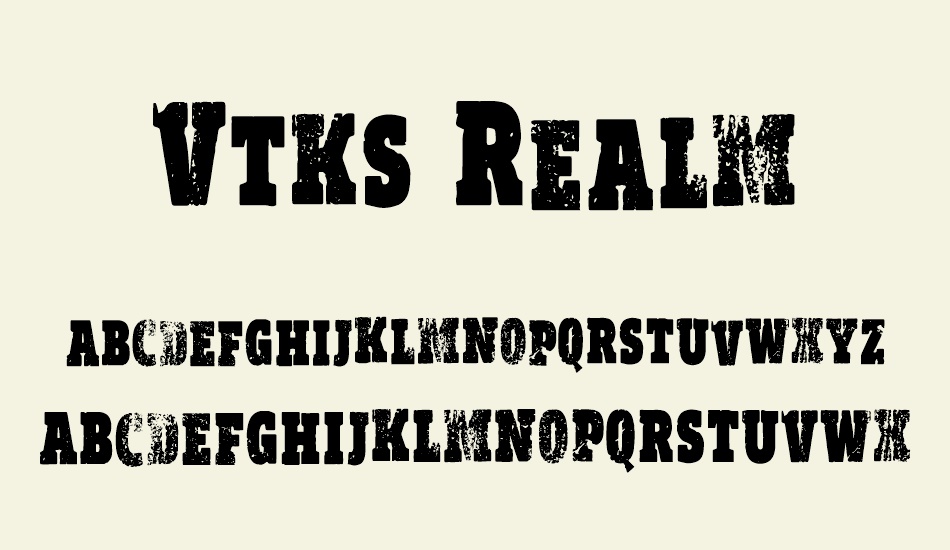 vtks-realm font