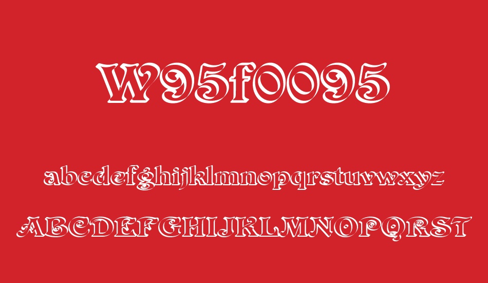 w95f0095 font