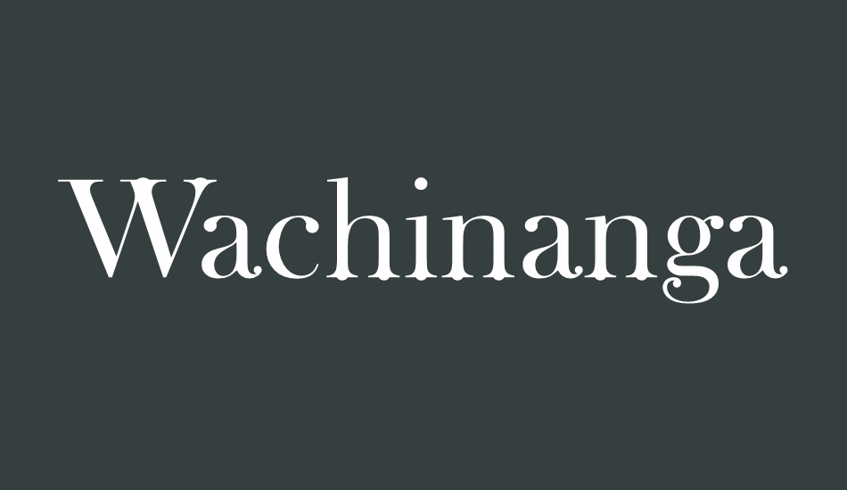 wachinanga font big