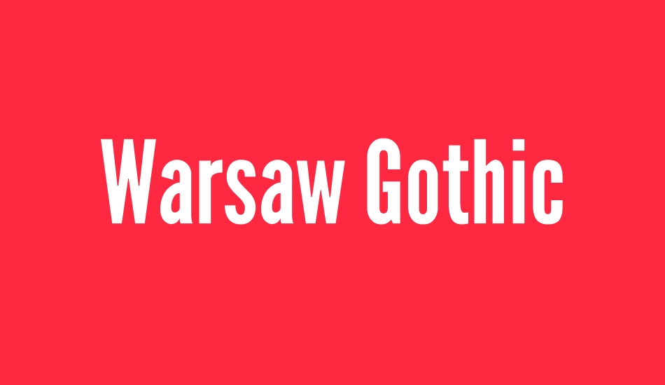 warsaw-gothic font big