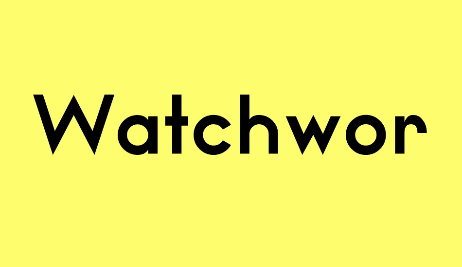watchword-bold-demo font big