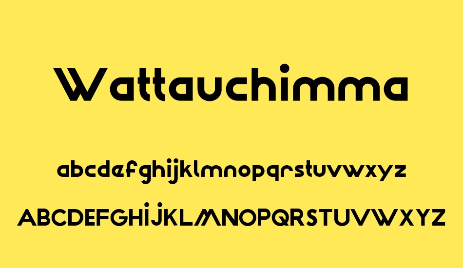 wattauchimma font