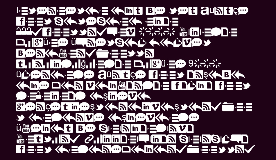 web-symbols font 1