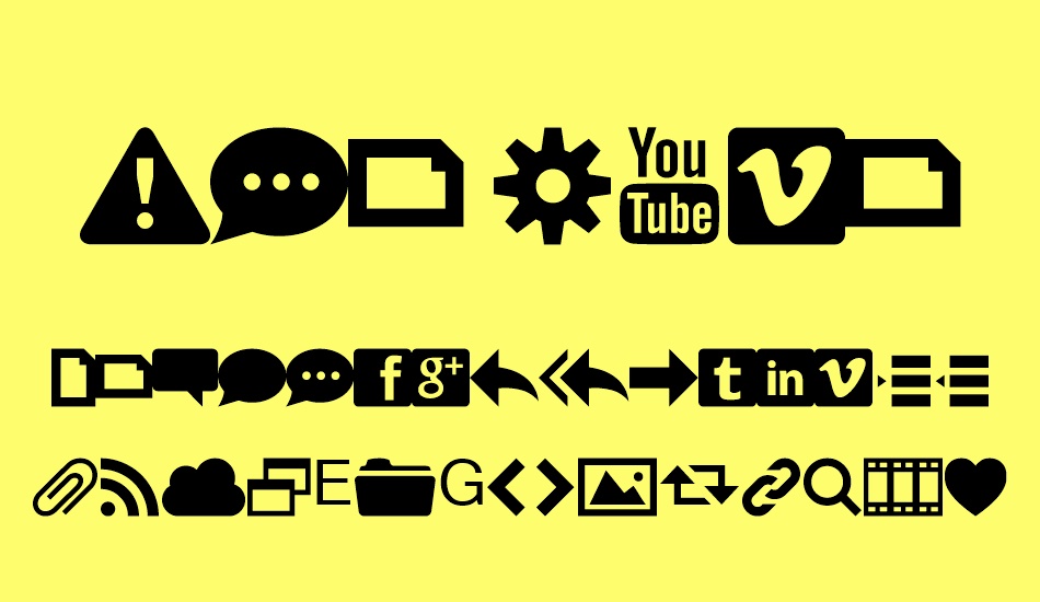web-symbols font