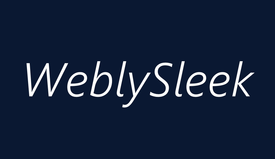 weblysleek-uı-semilight font big