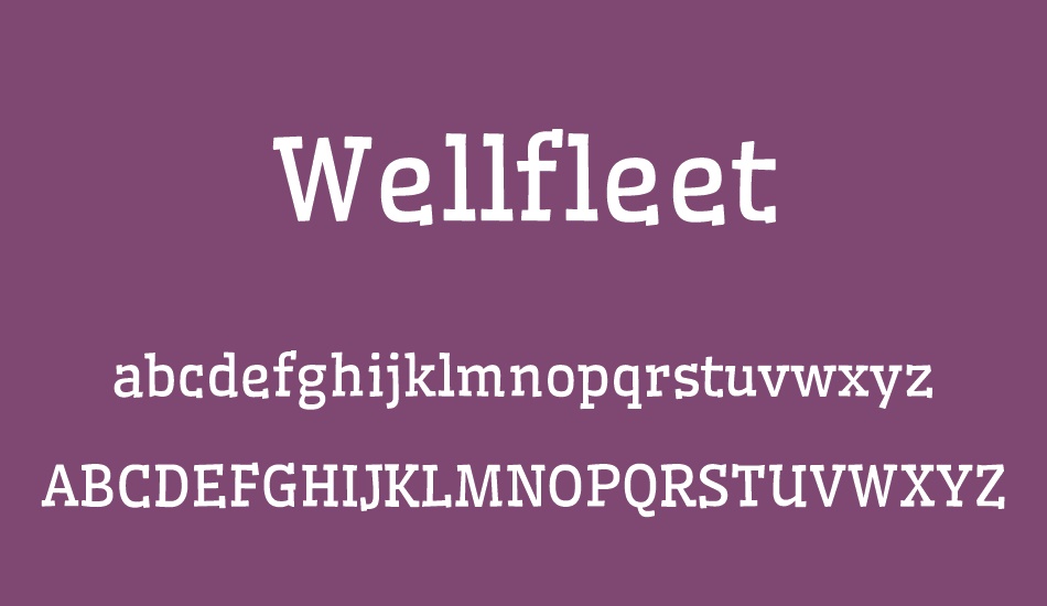 wellfleet font