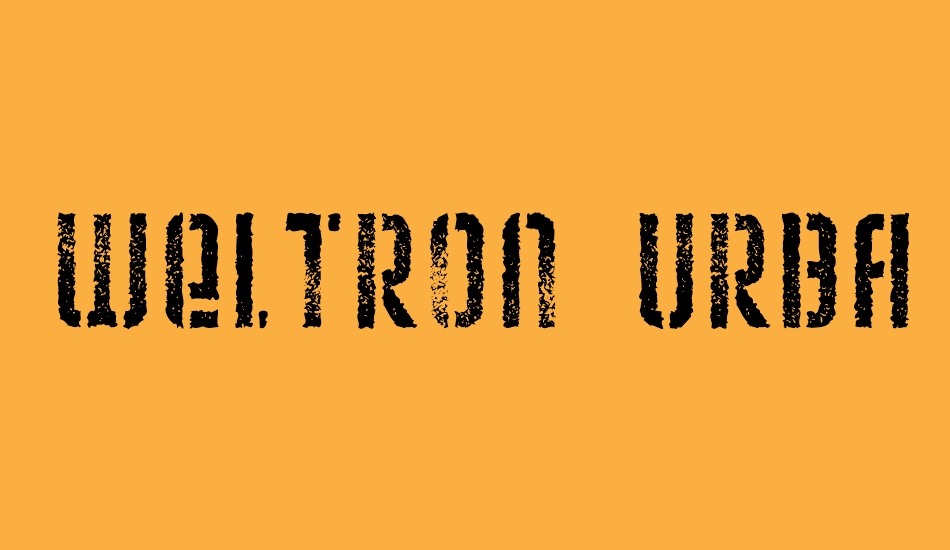 weltron-urban font big