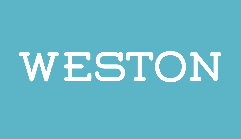 weston font big