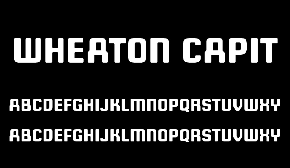 wheaton-capitals font