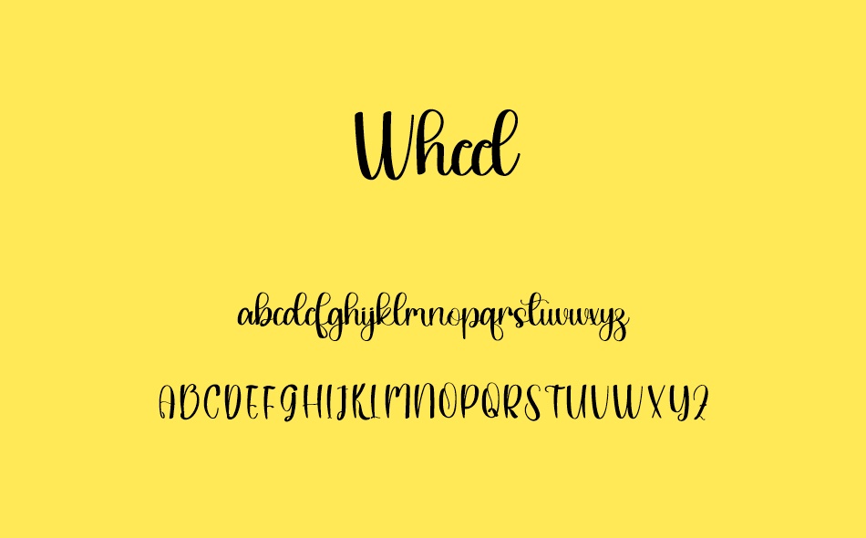 Wheel font