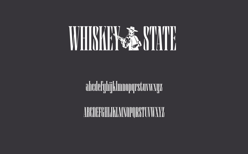 Whiskey State font