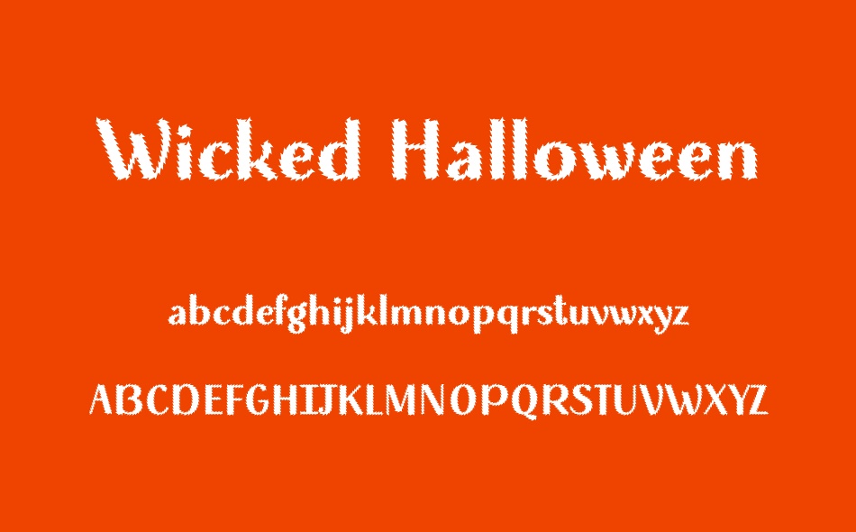 Wicked Halloween font
