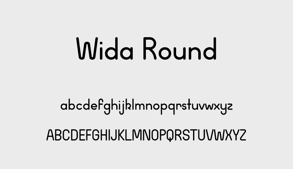wida-round-demo font