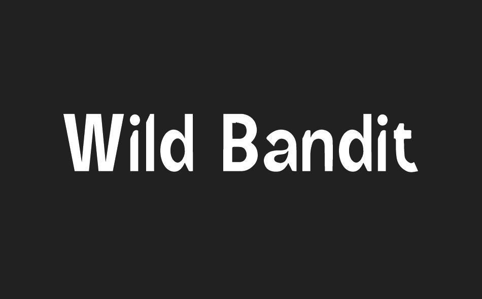 Wild Bandit font big