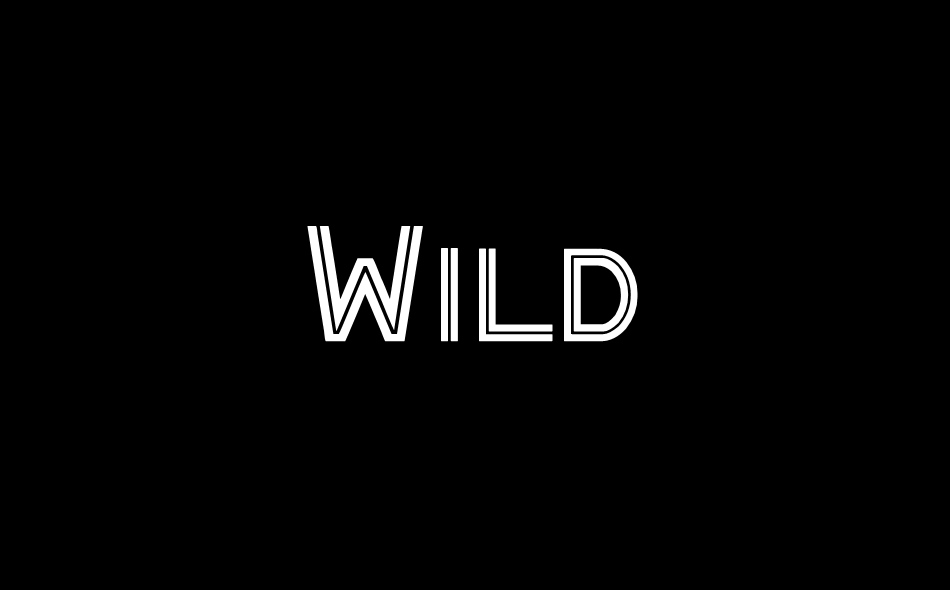 Wild font big