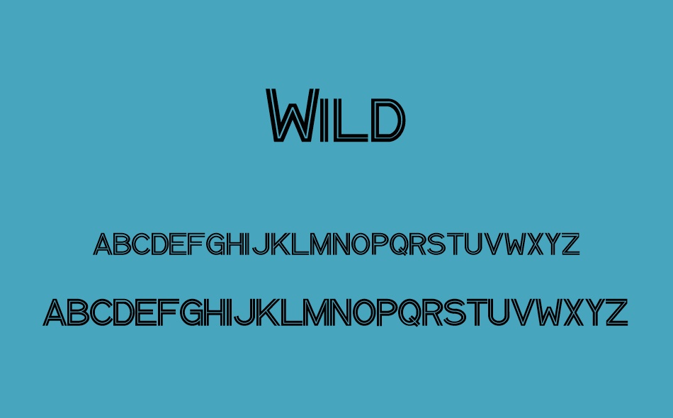 Wild font