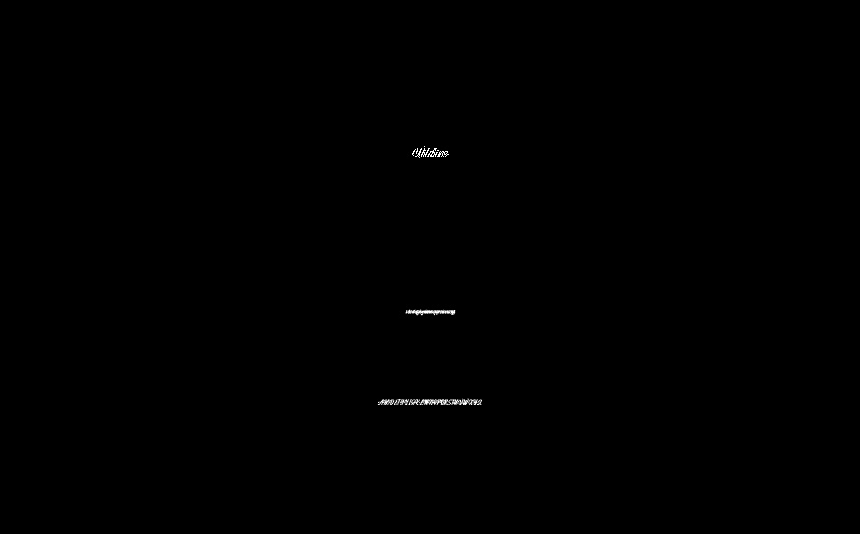 Wildline font
