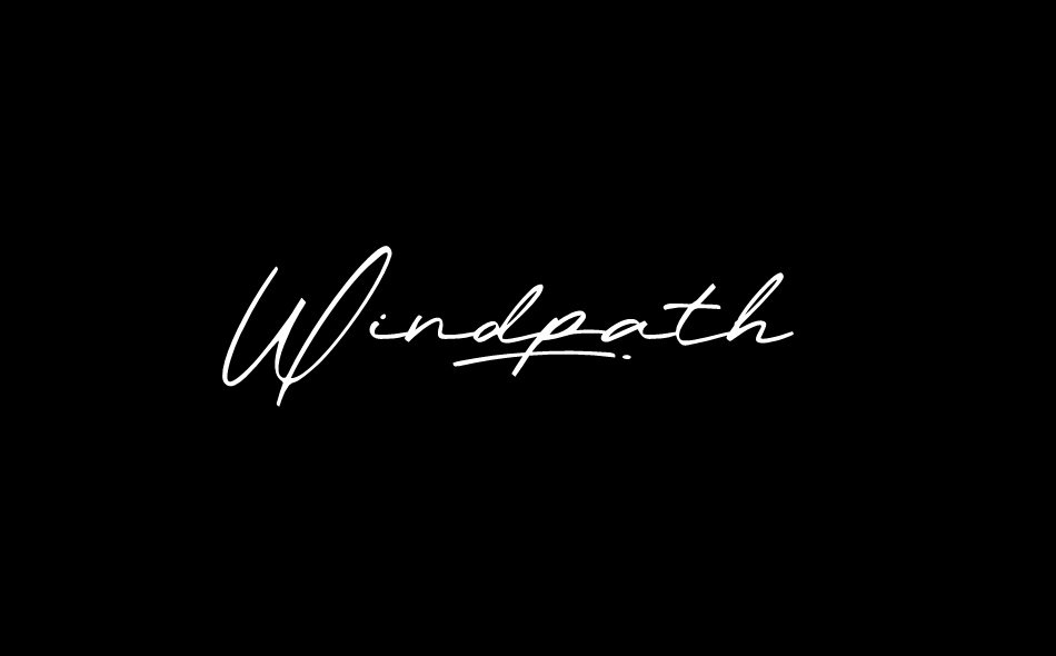 Windpath font big