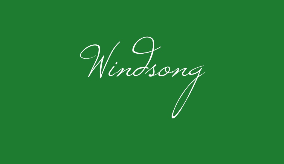 windsong font big