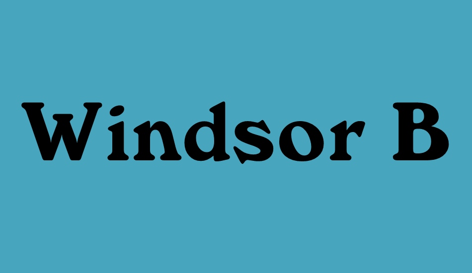 windsor-bt font big
