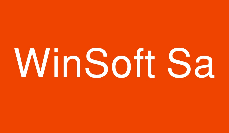 winsoft-sans-serif font big