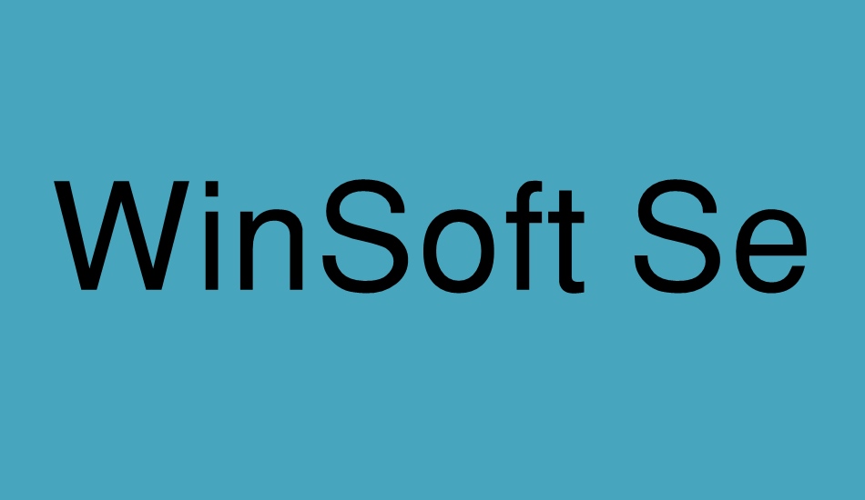 winsoft-serif font big